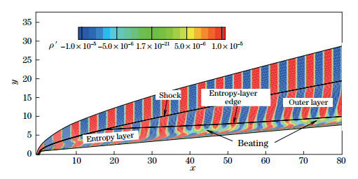 Response of a hypersonic blunt cone boundary layer to slow acoustic ...