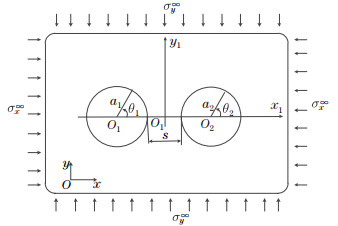 A new analytical-numerical method for calculating interacting stresses ...