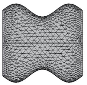 Numerical simulation of MHD natural convection flow in a wavy cavity ...
