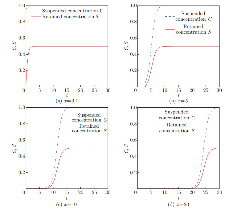Deep bed filtration model for cake filtration and erosion