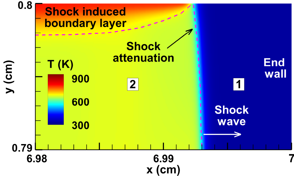 Numerical studies on weak and strong ignition induced by reflected ...