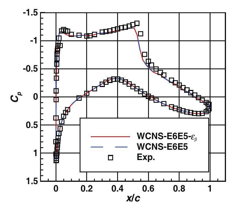 High-order discretization of the Reynolds stress model with an ε β