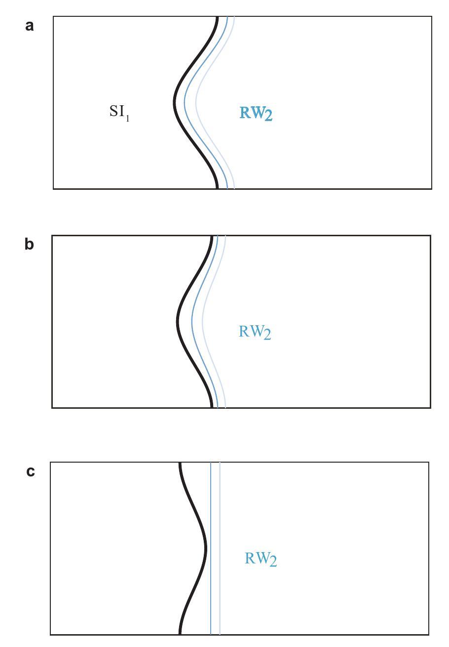 Interaction of a planar shock wave with two heavy/light interfaces