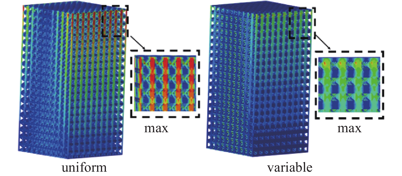 DESIGN AND OPTIMIZATION OF VARIABLE CROSS-SECTION LATTICE STRUCTURE ...