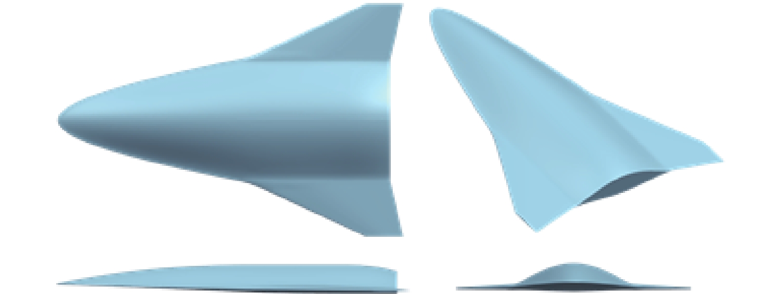 Nasa Wave Rider Design DESIGN AND OPTIMIZATION OF WIDE-SPEED WAVERIDER-BASED BLENDED WING-BODY ...