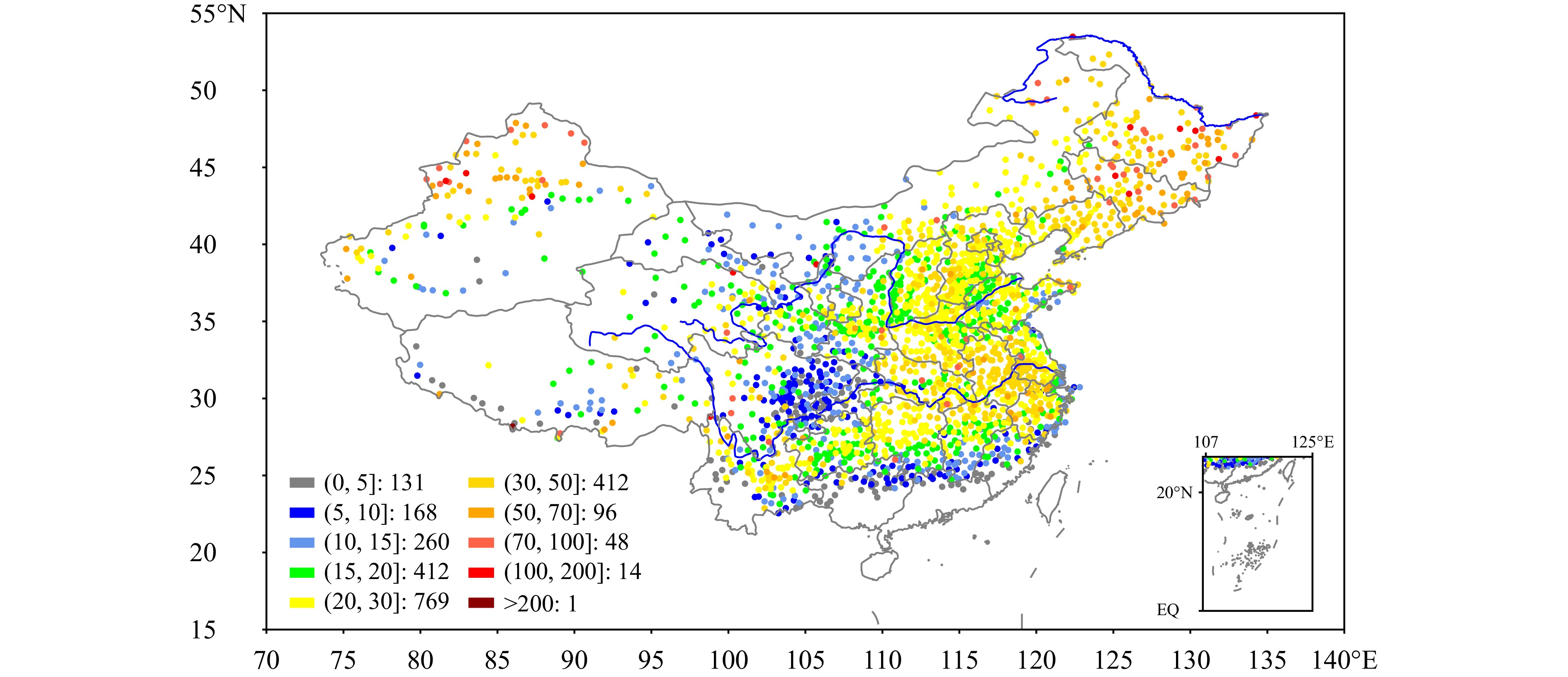 1951―2023年中国地面器测积雪深度数据集研制及应用